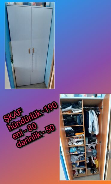 стол из дсп: Açılan, 2 qapılı Düz dolab, Qarderob, paltar dolabı