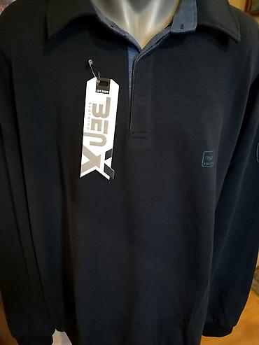 goat kacket: Kvalitetan muski duks sa kragnom u velikom broju Benx 5XL Teget — 5