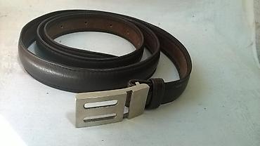nakit stradivarius: Kais muski koza braon 127 cm, sirina 2,4 cm.kao nov — 1