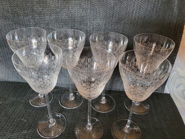 Čaše: Case Rosenthal kristal za vino,rucni rad 70te.godine Nemacka. Case — 12