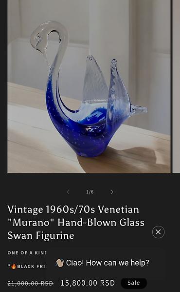 Figure: Murano nova figura,rucni rad iz 1960,70ih.god. Nova figura,duvano — 6