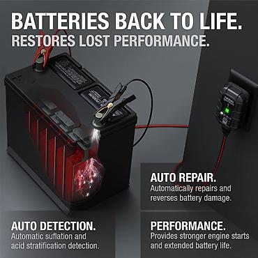 dc mator: NOCO GENIUS1 6-12 Volt Şarj Cihazı NOCO GENIUS1 — Ağıllı akkumulyator — 6