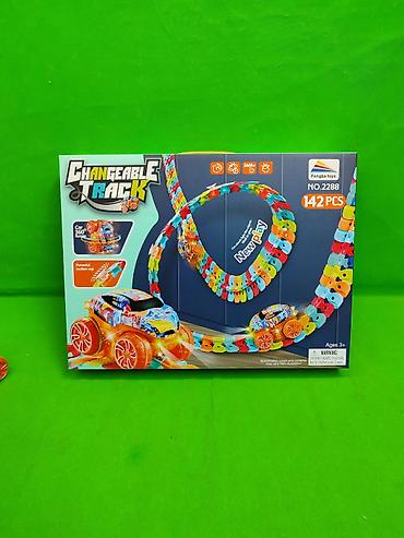 Игрушки: Трек с машинками Changeable Track игрушка детская🛣️ Комплектация — 9