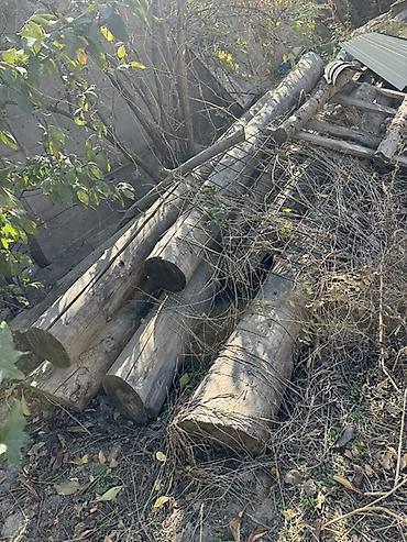 ош буюмдар: Деревянные столбы/бревна для строительных и хозяйственных работ. - — 2