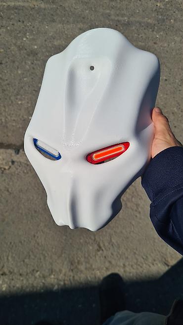 bot kar: Moto üçün ön far maskası – futuristik dizayn - Universal ön — 2