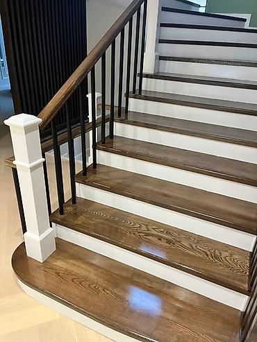 Pilləkən məhəccərləri: Yeni Pilləkən məhəccəri, Taxta, Pulsuz çatdırılma — 2