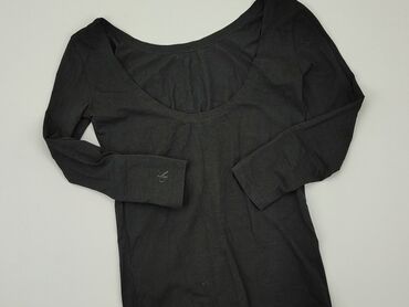 czarne prążkowane bluzki: Blouse, Calvin Klein, M (EU 38), condition - Good