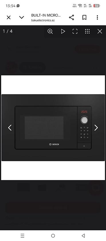 soba bosch: Mikrodalğalı soba Bosch, Ayrıca dayanan, Mikrodalğalar ilə, rəng - Qara, Yeni — 2