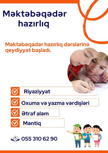 7 sinif coğrafiya: Məktəbəqədər hazırlıq keçirilir. Hazırlıq həftədə 3 dəfə, 90 dəqiqə