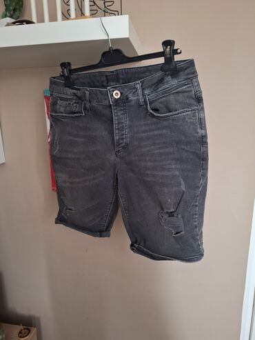 bermude iz nemacke: Britches, M (EU 50), River Island, color - Black, Cotton