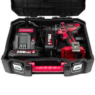 Шуруповерты: Аккумуляторная дрель‑шуруповерт WORCRAFT 20V в кейсе - Питание — 2