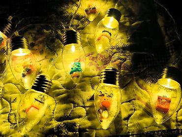 led свет: Продаю гирлянда с мини-снежными лампочками. Каждая лампочка — это — 8