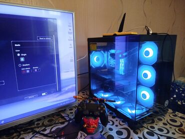 Masaüstü kompüterlər və iş stansiyaları: Güclü oyun və yaradıcılıq stansiyası – RGB soyutmalı şüşə korpusda — 2