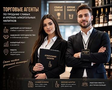 Требуется Торговый агент, График: Шестидневка, 1-2 года опыта, Карьерный рост, Полный рабочий день