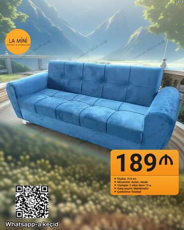 caydan caynik: Divan, Açılan, Bazalı, Vеlur parça, Ödənişli çatdırılma