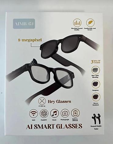 ağıllı eynək: KAMERALI EYNƏK(AÇKI) AI Smart Glasses – AIMB G1 ağıllı eynək - 8 MP — 1