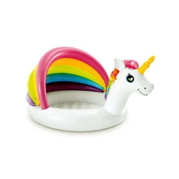 pertini toys панчево слике: 06. Bazen jednorog Intex Intex bazen jednorog sa nadstresnicom