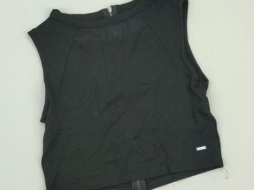 czarne damskie t shirty: Top Mohito, M (EU 38), condition - Good