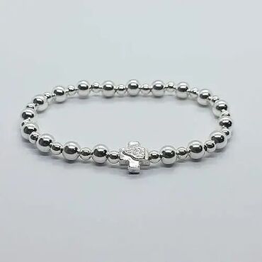 Narukvice: Podesiva narukvica, Materijal: Perlice, Srebro — 4