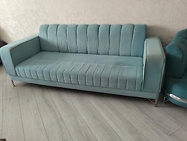 Divanlar: Divan, İşlənmiş, Açılmayan, Bazasız, Vеlur parça, Çatdırılma yoxdur — 2