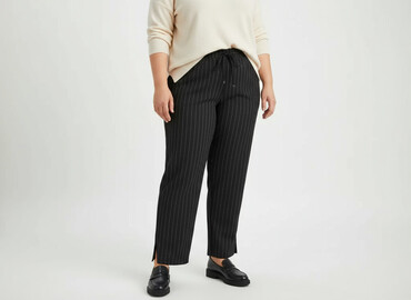koszula w paski mohito: Spodnie materiałowe damskie, rozmiar 5XL