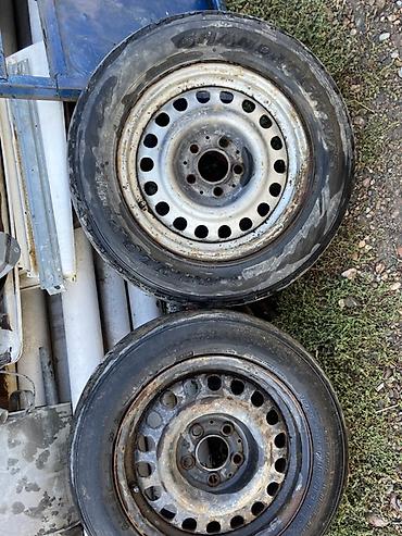 Дөңгөлөктөр монтажда 205 / 65 / R 15, Winter stud, Колдонулган, Комплект, Жеңил унаалар, Темир — 2
