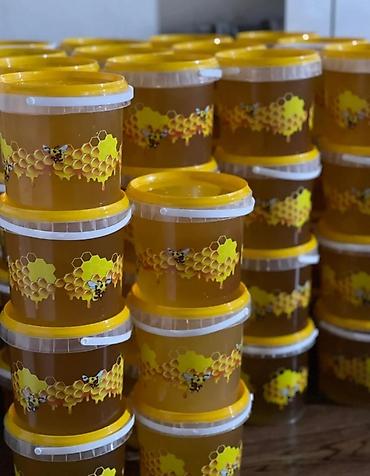 Мёд: Натуральный пчелиный мёд в пластиковых вёдрах с герметичными крышками — 2