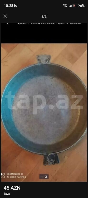 Velosiped ehtiyyat hissələri: Qədimi Sovetdən Qalma ÇUQUN Tava Duametr 28 sm tam ideal vəziyyətdə