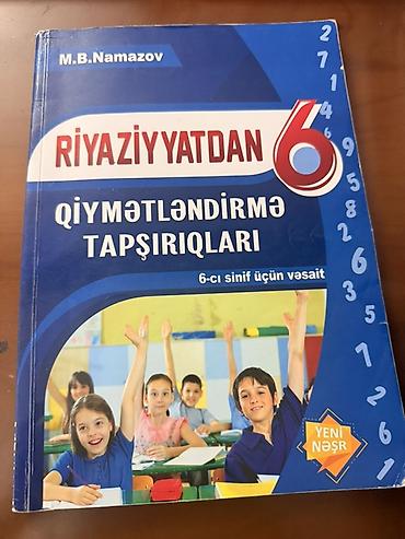 Məhsul: “Riyaziyyatdan Qiymətləndirmə Tapşırıqları 6” – 6-cı sinif