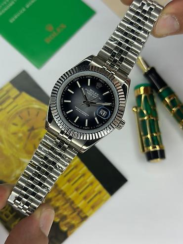 Личные вещи: Новый, Наручные часы, Rolex, цвет - Серый — 2
