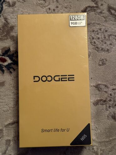 телефоны 2000: DOOGEE, N55, Жаңы, 128 ГБ, түсү - Ак, 2 SIM