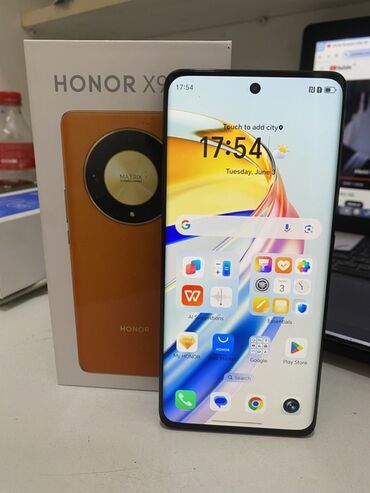 ucuz telfonlar: Honor X9b, 256 GB, rəng - Qızılı, Sensor, Barmaq izi, İki sim kartlı