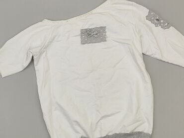 białe bluzki rekaw 3 4: Blouse, M (EU 38), condition - Good