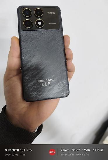 Poco: Poco F6 Pro, 512 GB, rəng - Qara, Sensor — 5