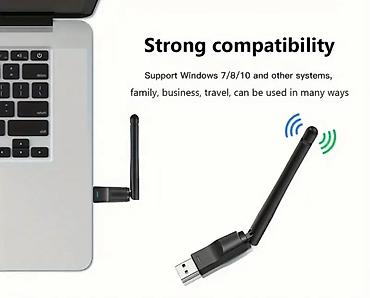 wifi tuner: Wifi siqnal qəbuledici antena Peyk tunerində, komputerdə istifadə — 2