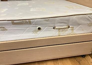 used bed: Односпальная кровать, Б/у, С ящиком для хранения, длина - 205 см — 8