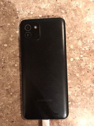 samsung x150: Samsung Galaxy A03, 32 GB, rəng - Qara, Zəmanət, Sənədlərlə