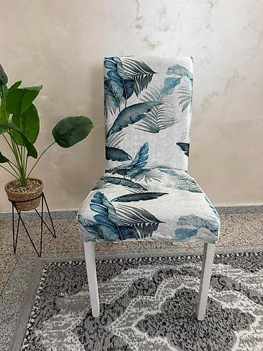 Prekrivači za nameštaj: Navlake za stolice – elastične, perive, dekorativne Opis: - — 4