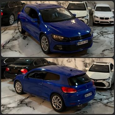 Avtomobil modelləri: Welly 1/24 Volkswagen Scirocco Kapot Və Qabaq Qapıları Açılır