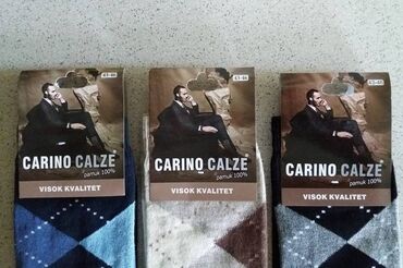Čarape i donji veš: Čarape kvalitetne karirane Vel;43-46. Muške tanje karirane čarape — 2