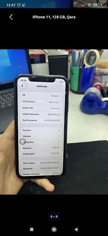 iphone 11 pro 256gb: IPhone 11, 128 GB, Qara, Face ID — 9