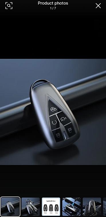 açarlıq: Changan avtomobilləri üçün açar üzlüyü - Model uyğunluğu: Changan — 1