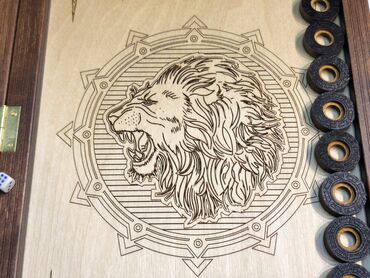 Нарды: Элегантные нарды "ЛЕО", с изображением льва, выполненные из дерева at lalafo.kg — 7 Нарды: Элегантные нарды "ЛЕО", с изображением льва, выполненные из дерева — 7