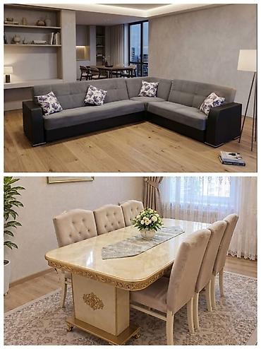 pec satilir: Künc divan və masa dəsti satılır. **Künc divan** Müasir üslubda — 1