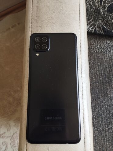 samsung c3212: Samsung Galaxy A12, 64 GB, rəng - Qara, Sensor, Barmaq izi, İki sim kartlı