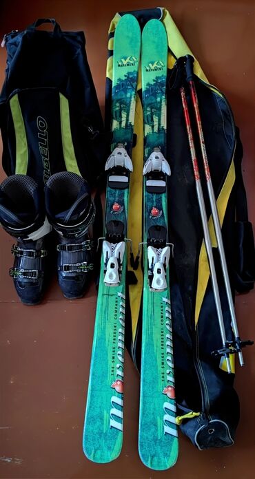 лыжи комплект: Полный горнолыжный комплект: лыжи Movement (The FreeSki Company