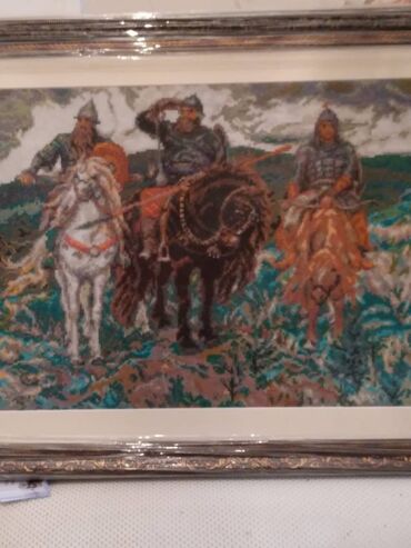 Şəkillər, tablolar: ВЫШИВКА. Вышитые картины в раме. Обращаться по номеру Женщина с — 5