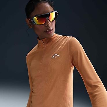 Majice dugačkih rukava: NIKE Trail Women's Dri-FIT 1/4-Zip Running Mid-Layer Top vel. S — 2