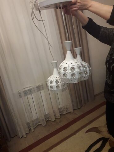 ucuz çılçıraqlar: Çılçıraq, 3 lampa, Metal