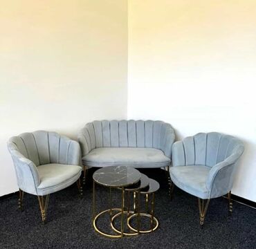 Stilske garniture: 07. Shell set ( 2 fotelje + dvosed ) ✨ -Cena za set : 409 € — 6